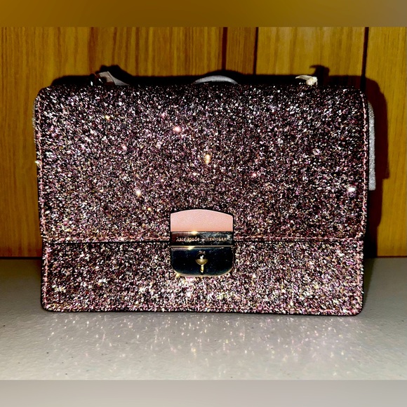 *VERY RARE* NWT Kate Spade glitter purse - Picture 1 of 4